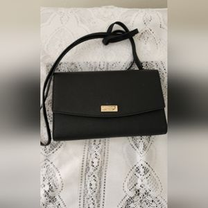 Kate Spade Laurel Way Winni Crossbody Clutch Wallet Organizer Purse Bag Black